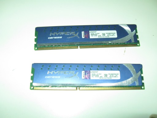 Zdjęcie oferty: 8GB 2x 4GB DDR3 Kingston HyperX KHX1600C9D3