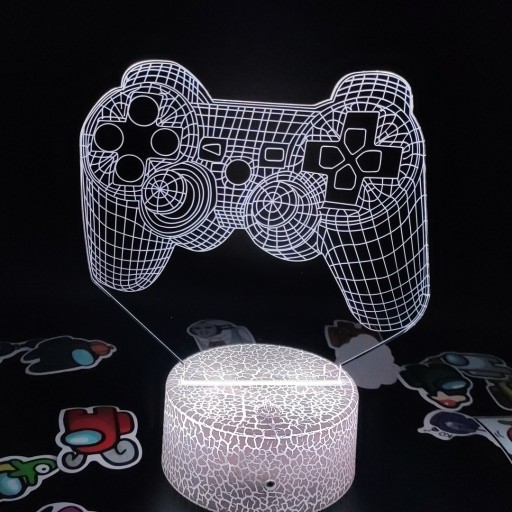 Zdjęcie oferty: 3D Iluzja Lampka Kreatywny Dekor Playstation