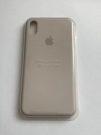 Zdjęcie oferty: Plecki Apple silicone Case IPhone XS Max szary