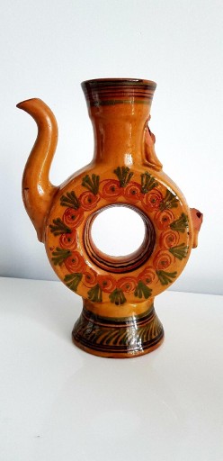 Zdjęcie oferty: Stary uszkodzony gliniany wazon