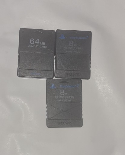Zdjęcie oferty: Karty pamięci Sony 8 MB x2 i 64 MB zamiennik