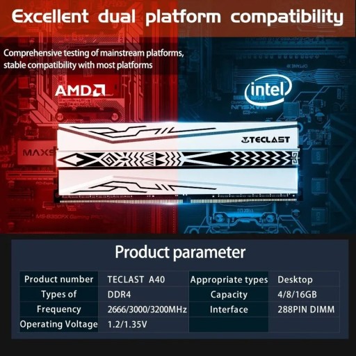 Zdjęcie oferty: Pamięć Teclast DDR4 16GB 3200MHz NOWA !!!