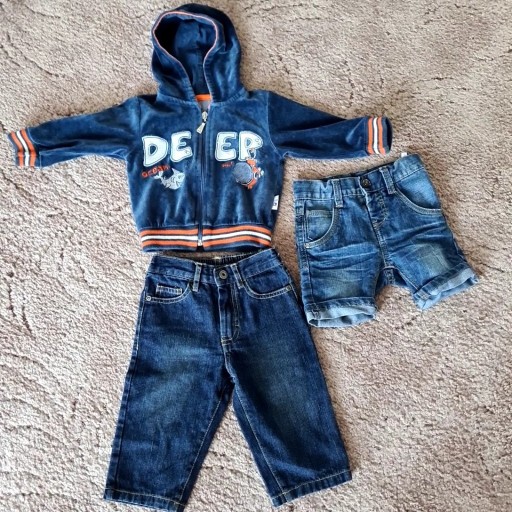 Zdjęcie oferty: Spodnie niemowlęce Calvin Klein + 2 inne 6/12 mies