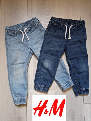 Zdjęcie oferty: H&M jogger jeans 98 cm 2-3 lat