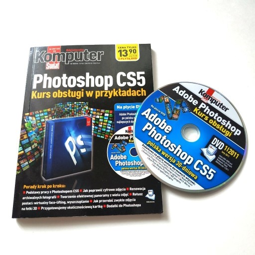 Zdjęcie oferty: Komputer Świat Photoshop CS5 Kurs + CD