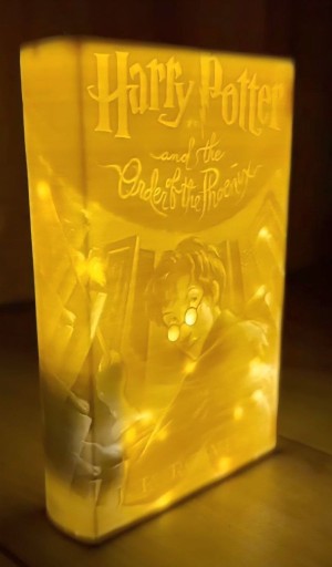 Zdjęcie oferty: Lampka Książka 3D – Harry Potter i Zakon Feniksa