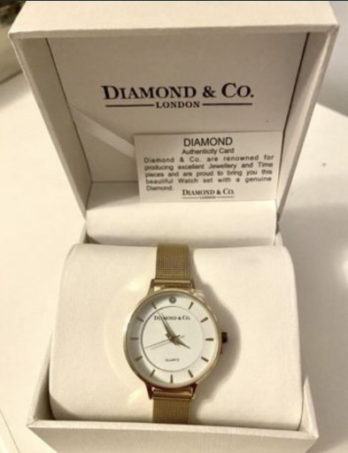 Zdjęcie oferty: Sprzedam zegarek koloru złotego firmy DIAMOND & CO