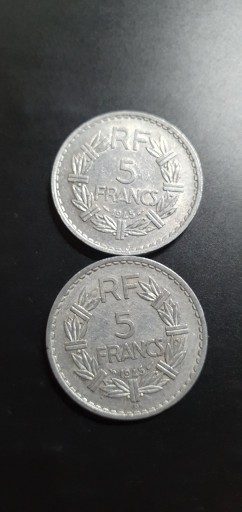 Zdjęcie oferty: Francja 5 franków 1945