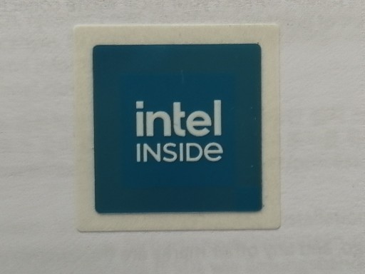 Zdjęcie oferty: Naklejka INTEL INSIDE + książeczka 6