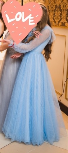 Zdjęcie oferty: Błękitna sukienka balowa
