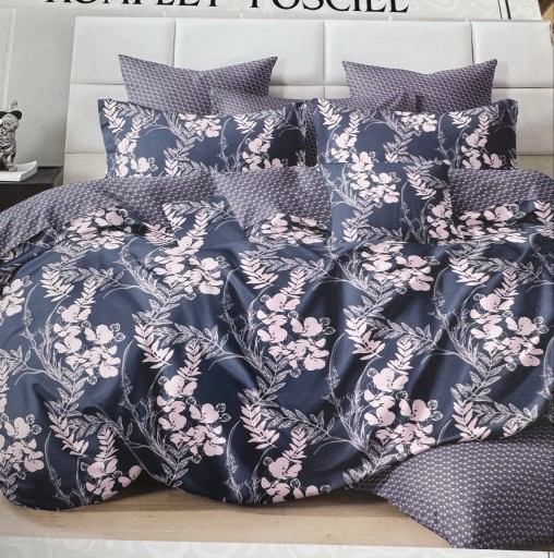 Zdjęcie oferty: Komplet pościeli NOWY 200/220 BAWEŁNA SATYNA Z PRZEŚCIERADŁEM