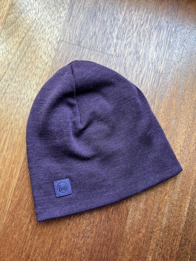 Zdjęcie oferty: Czapka Buff beanie nowa fioletowa damska merino