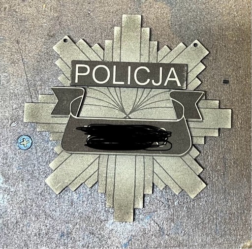 Zdjęcie oferty: Odznaka policyjna grawer pamiątka prezent
