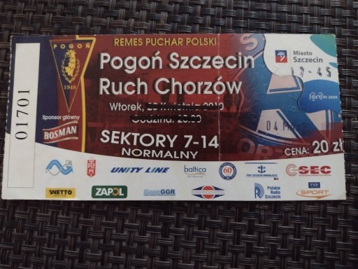 Zdjęcie oferty: Pogoń Szczecin - Ruch Chorzów Pólfinał PP         