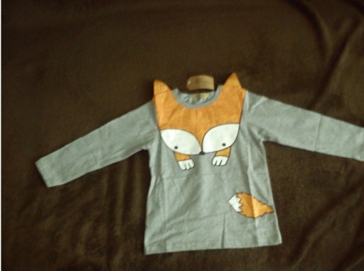 Zdjęcie oferty: Koszulka bluzka dla dziecka z liskiem kotkiem
