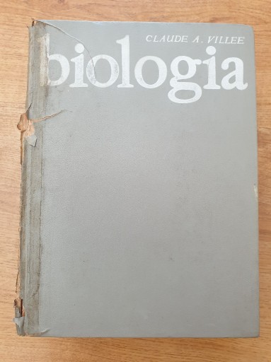 Zdjęcie oferty: CLAUDE A. VILLEE BIOLOGIA Rok wydania 1976