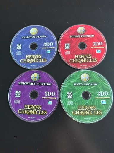 Zdjęcie oferty: Heroes Chronicles PL Edycja Kompletna 4CD Polskie Wydanie UNIKAT