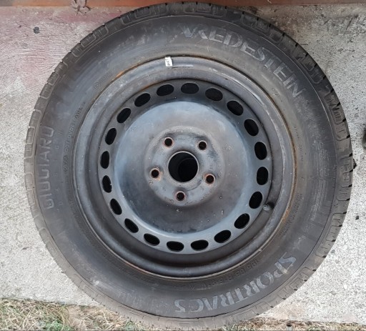 Zdjęcie oferty: Felga plus Opona 2 sztuki 195/65 R15 Audi,VW