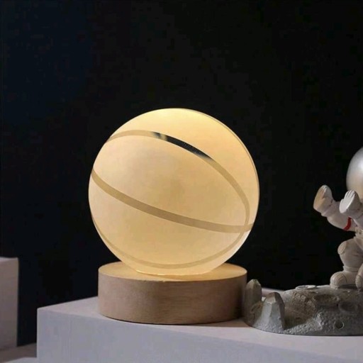 Zdjęcie oferty: Oświetlana Kula 3D z Motywem Piłki do Koszykówki