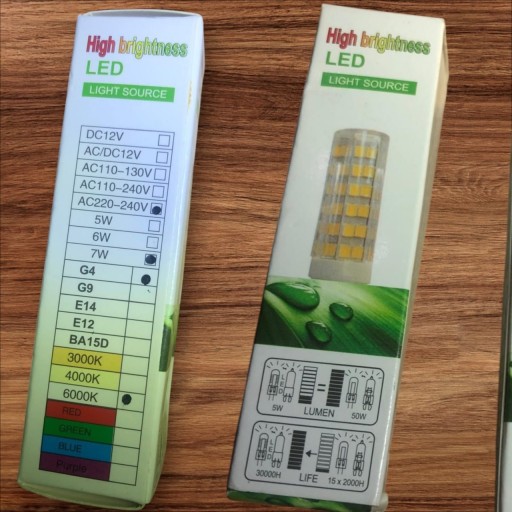 Zdjęcie oferty: Żarówki G4 6000k 7w 2szt