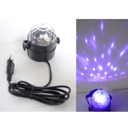 Zdjęcie oferty: Kula dyskotekowa Led mini projektor disco RGB 