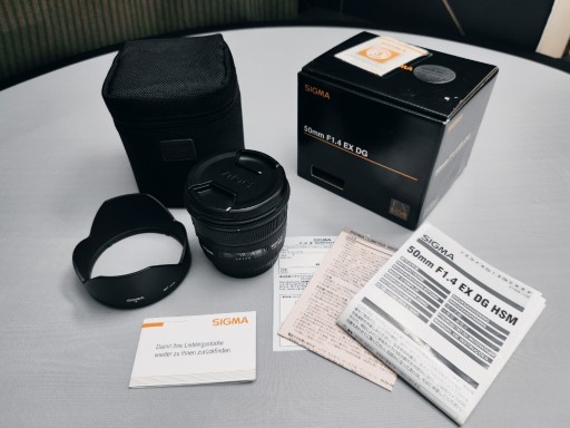 Zdjęcie oferty: SIGMA 50mm f1,4 USM EX DG HSM - Canon EF, EF-S