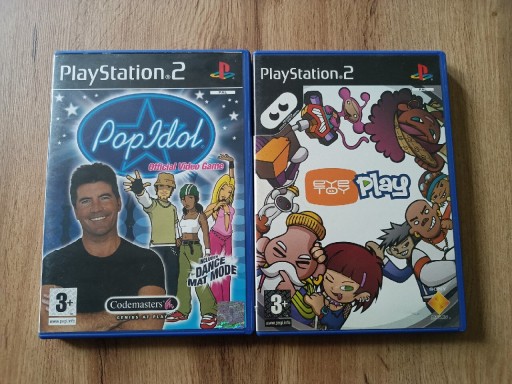 Zdjęcie oferty: Pop Idol i EyeToy Play na PS2