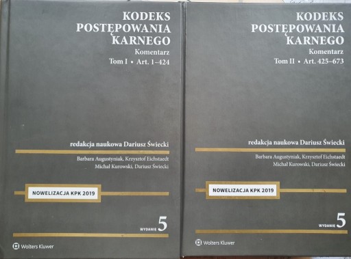 Zdjęcie oferty: D. Świecki, Kodeks postępowania karnego. Komentarz