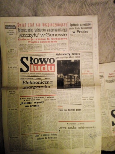 Zdjęcie oferty: Słowo Ludu 22/11/1985 nr 272