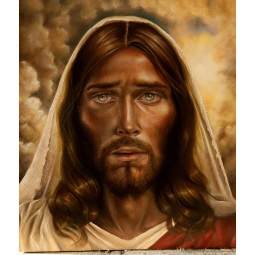 Zdjęcie oferty: Jezus Chrystus obraz olejny ręcznie malowany 