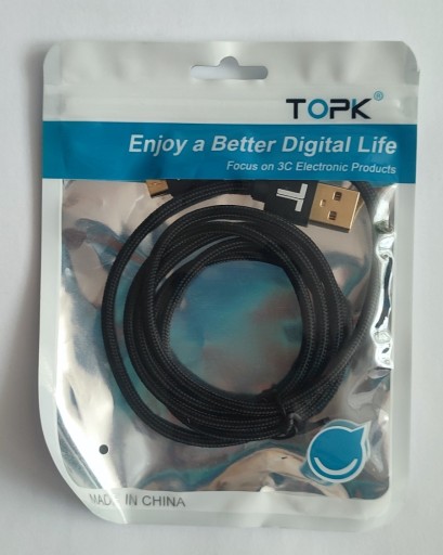 Zdjęcie oferty: TOPK MICRO USB CABLE