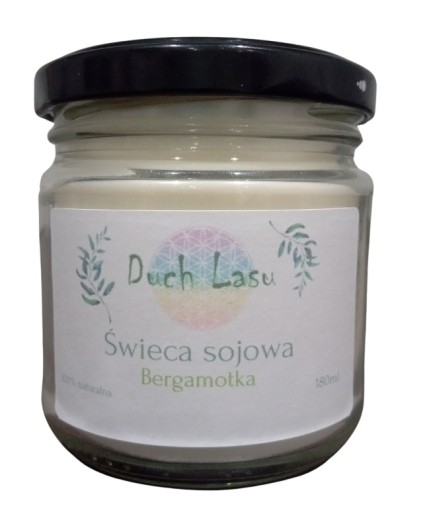 Zdjęcie oferty: Świeca sojowa o zapachu bergamotki 180ml
