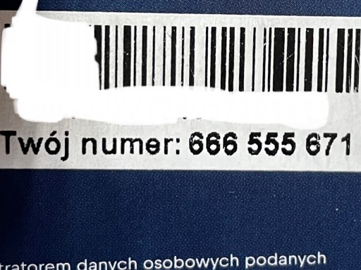 Zdjęcie oferty: 666 555 671 Red Bull Mobile Złoty Numer