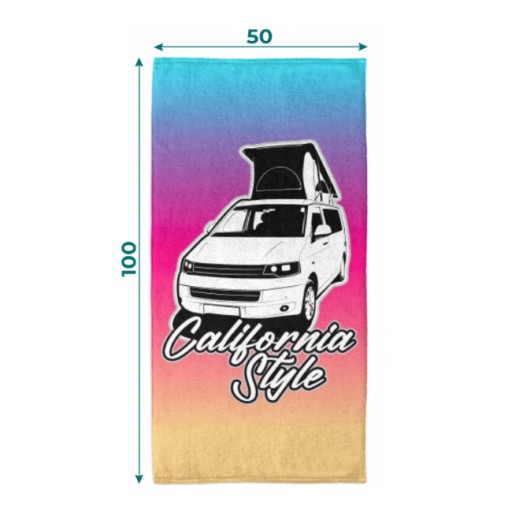 Zdjęcie oferty: Ręcznik z nadrukiem FULLPRINT CaliforniaStyle VWT5
