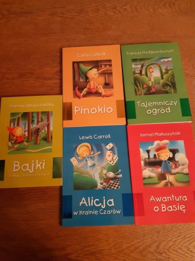Zdjęcie oferty: książki dla dzieci pinokio awantura o basię 5 szt