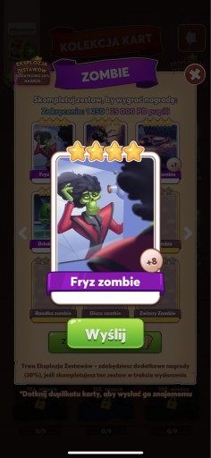 Zdjęcie oferty: Coin master Fryz zombie