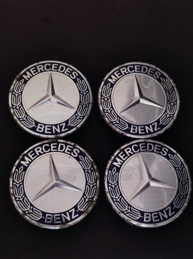 Zdjęcie oferty: Dekielki Mercedes Benz Oryginalne emblematy kapsle