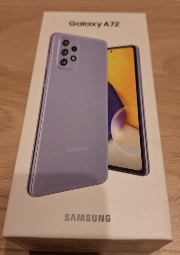 Zdjęcie oferty: Smartfon Samsung Galaxy A72 128 GB fioletowy