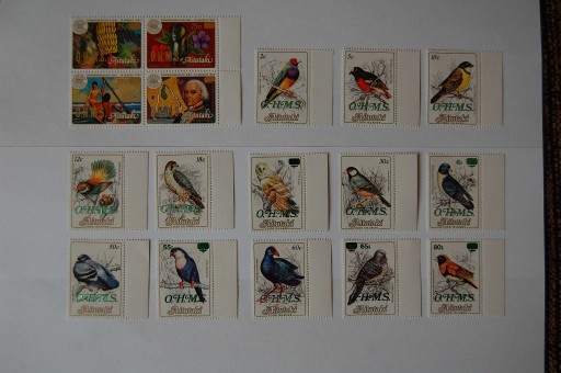 Zdjęcie oferty: Aitutaki Sw 17-33** ptaki,wyspa /official stamps/