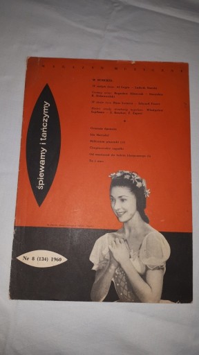 Zdjęcie oferty: Śpiewamy i tańczymy -głos i fortepian-8 (134) 1960