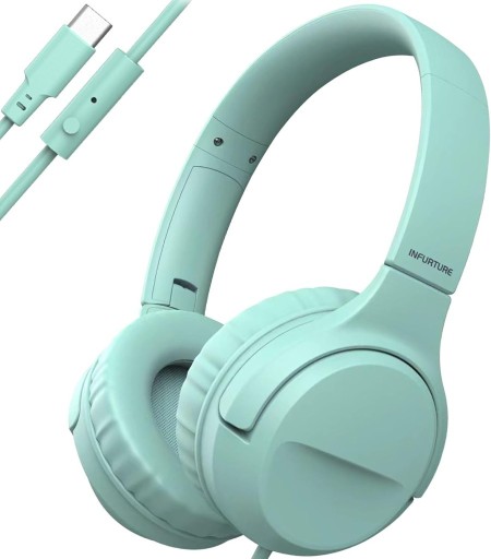 Zdjęcie oferty: Słuchawki USB-C dla dzieci – bezpieczne, wygodne, idealne do nauki 803