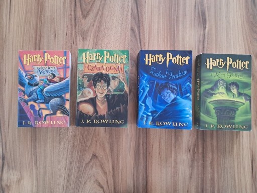 Zdjęcie oferty: Harry Potter zestaw 4 części książek