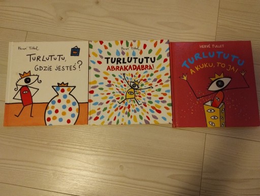 Zdjęcie oferty: zestaw 3 książek Turlututu, Herve Tullet