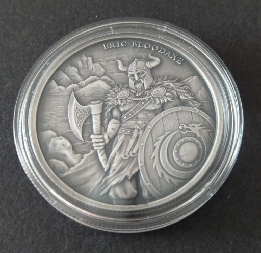 Zdjęcie oferty: Legendary Heroes - Eric Bloodaxe 1oz srebro antyk