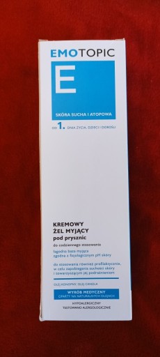 Zdjęcie oferty: Kremowy żel myjący Emotopic 400 ml.