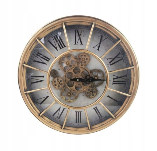 Zdjęcie oferty: Sprzedam nowy zegar ścienny metalowy miedziany
