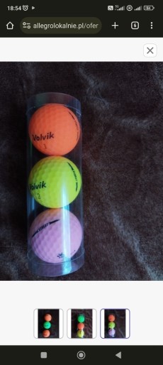 Zdjęcie oferty: Volvik piłeczka Golfowa Vitam Soft