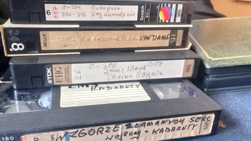 Zdjęcie oferty: Kasety VHS dla kolekcjonerów czy coś 