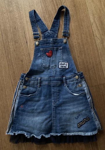 Zdjęcie oferty: Blukids - sukienka jeans - 8/9 lat - 134 cm