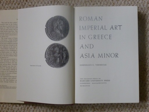 Zdjęcie oferty: Roman imperial art in Greece and Asia, Vermeule